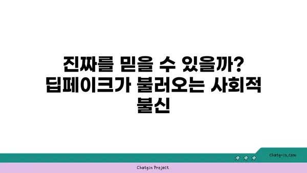 딥페이크 윤리의 딜레마| 경계선을 흐리는 기술의 양면성 | 윤리, 딥페이크, AI, 가짜뉴스, 사회적 영향