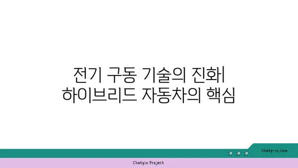 하이브리드 자동차의 미래| 전기 구동의 진화 | 친환경 자동차, 미래 자동차, 전기차, 하이브리드 기술