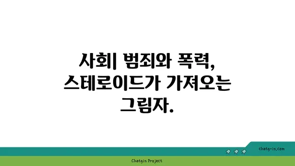 아나볼릭 스테로이드의 위험한 부작용| 건강, 심리, 사회적 영향 | 스테로이드, 부작용, 금단증상, 중독, 법적 처벌