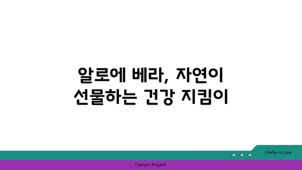 알로에의 놀라운 효능| 피부, 건강, 그리고 미용 | 알로에 효능, 알로에 베라, 알로에 사용법, 천연 화장품