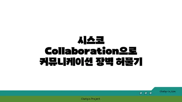 시스코 Collaboration| 효율적인 팀워크를 위한 협업 솔루션 | 협업 도구, 생산성 향상, 원격 근무