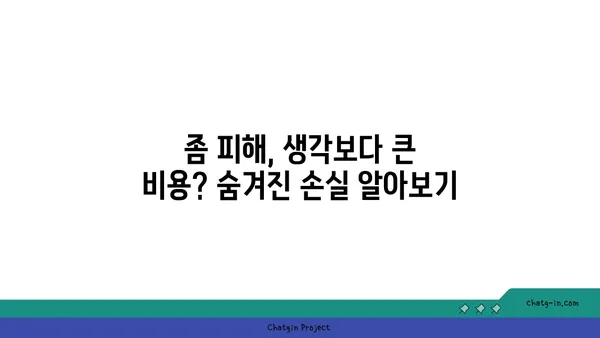 좀 때문에 망가지는 내 집, 얼마나 손해볼까요? | 숨겨진 비용 폭로, 좀 피해 복구 가이드