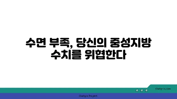 잠 못 이루는 밤, 높아지는 중성지방? | 수면과 중성지방, 건강한 밤을 위한 연결고리