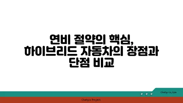 하이브리드 자동차 완벽 가이드| 장점, 단점, 구매 팁 | 친환경 자동차, 연비, 전기차, 가솔린