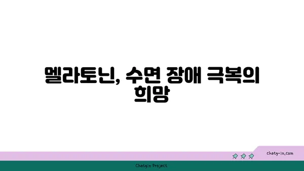 멜라토닌으로 수면-각성 주기를 조절하는 효과적인 방법| 숙면을 위한 맞춤 가이드 | 수면장애,  멜라토닌 효능, 생체리듬