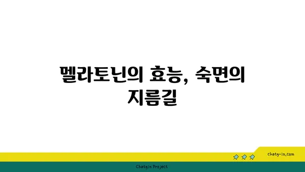 멜라토닌으로 수면-각성 주기를 조절하는 효과적인 방법| 숙면을 위한 맞춤 가이드 | 수면장애,  멜라토닌 효능, 생체리듬