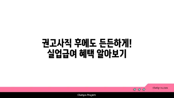 권고사직 후에도 혜택 받자! 실업급여 신청 완벽 가이드 | 권고사직, 실업급여, 신청 방법, 자격, 기간, 팁