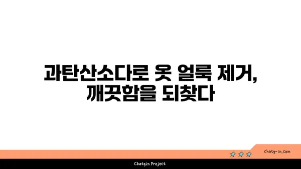 과탄산소다로 옷 하얗게 만드는 꿀팁| 옷 삶는 법부터 얼룩 제거까지 | 세탁, 옷 관리, 효과적인 세탁법