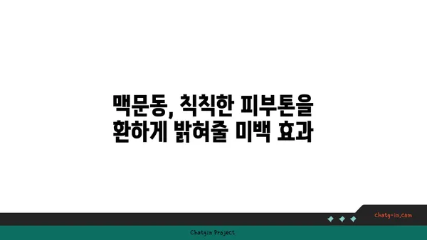 맥문동의 놀라운 피부 효능| 맑고 건강한 피부를 위한 솔루션 | 맥문동, 피부 개선, 미백, 탄력, 보습