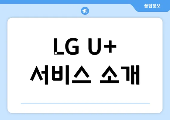 LG U+ 서비스 소개