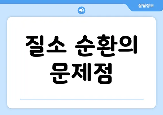 질소 순환의 문제점