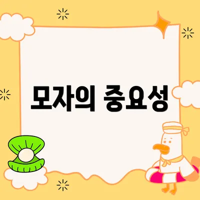 모자의 중요성