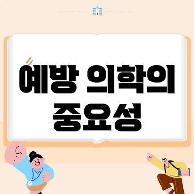 예방 의학의 중요성