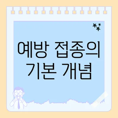 예방 접종의 기본 개념