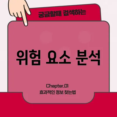 위험 요소 분석