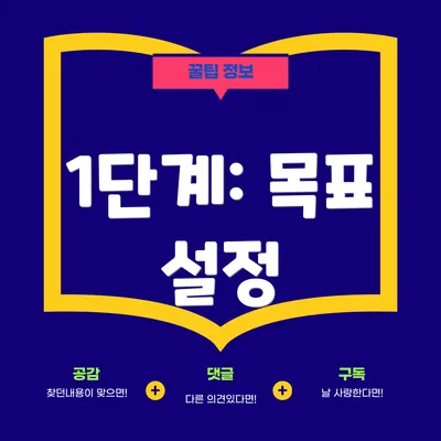 1단계: 목표 설정