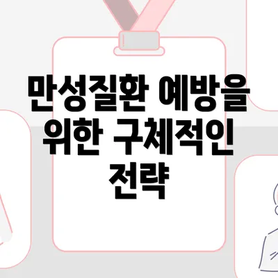 만성질환 예방을 위한 구체적인 전략