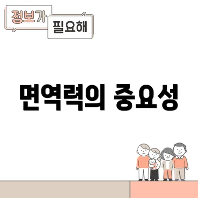 면역력의 중요성
