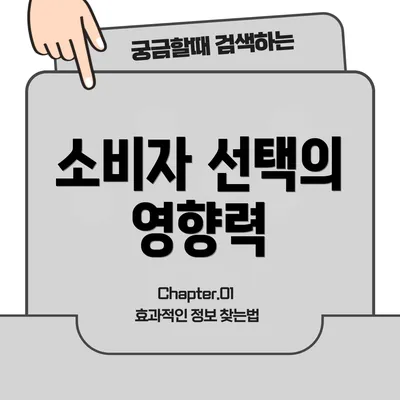 소비자 선택의 영향력