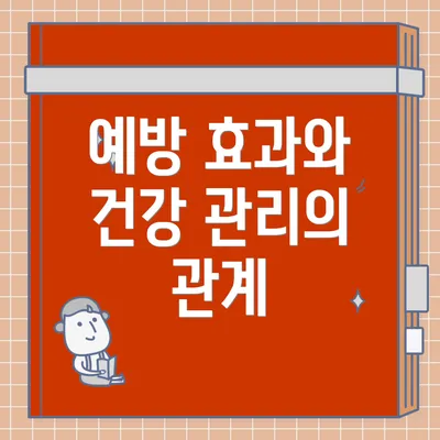 예방 효과와 건강 관리의 관계