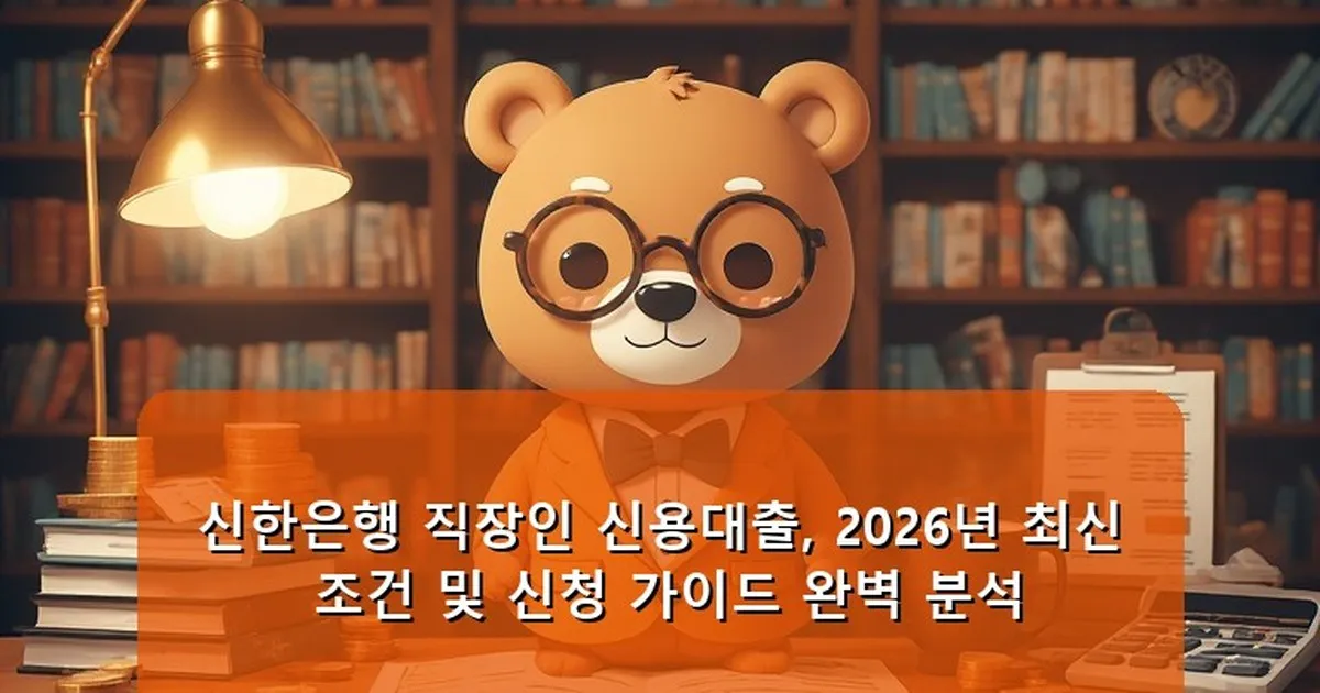 신한은행 직장인 신용대출 조건 - cksdidwh.kr 캐릭터