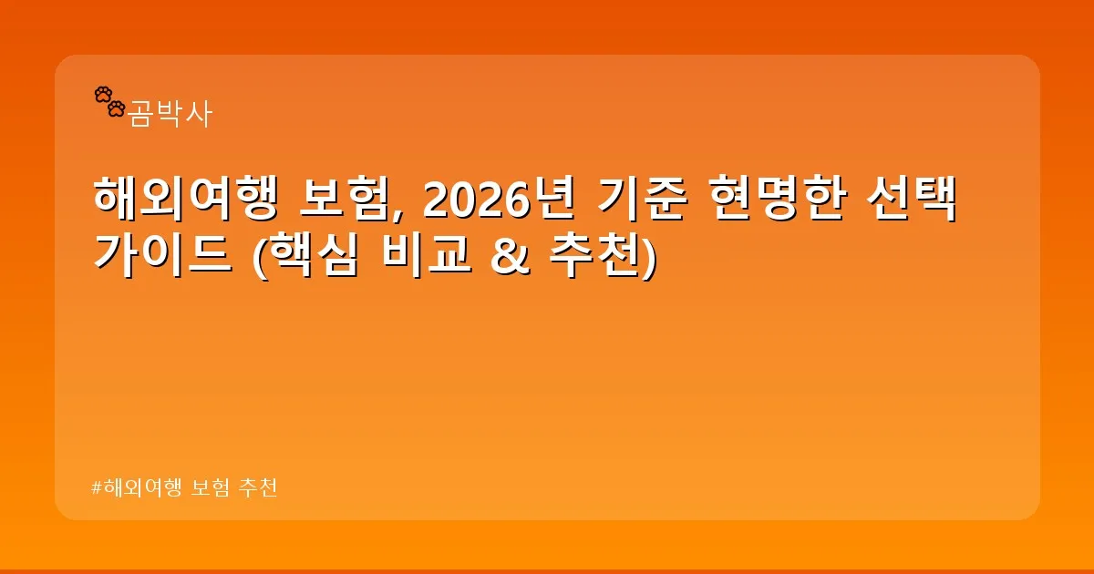 해외여행 보험 추천 - cksdidwh.kr 캐릭터